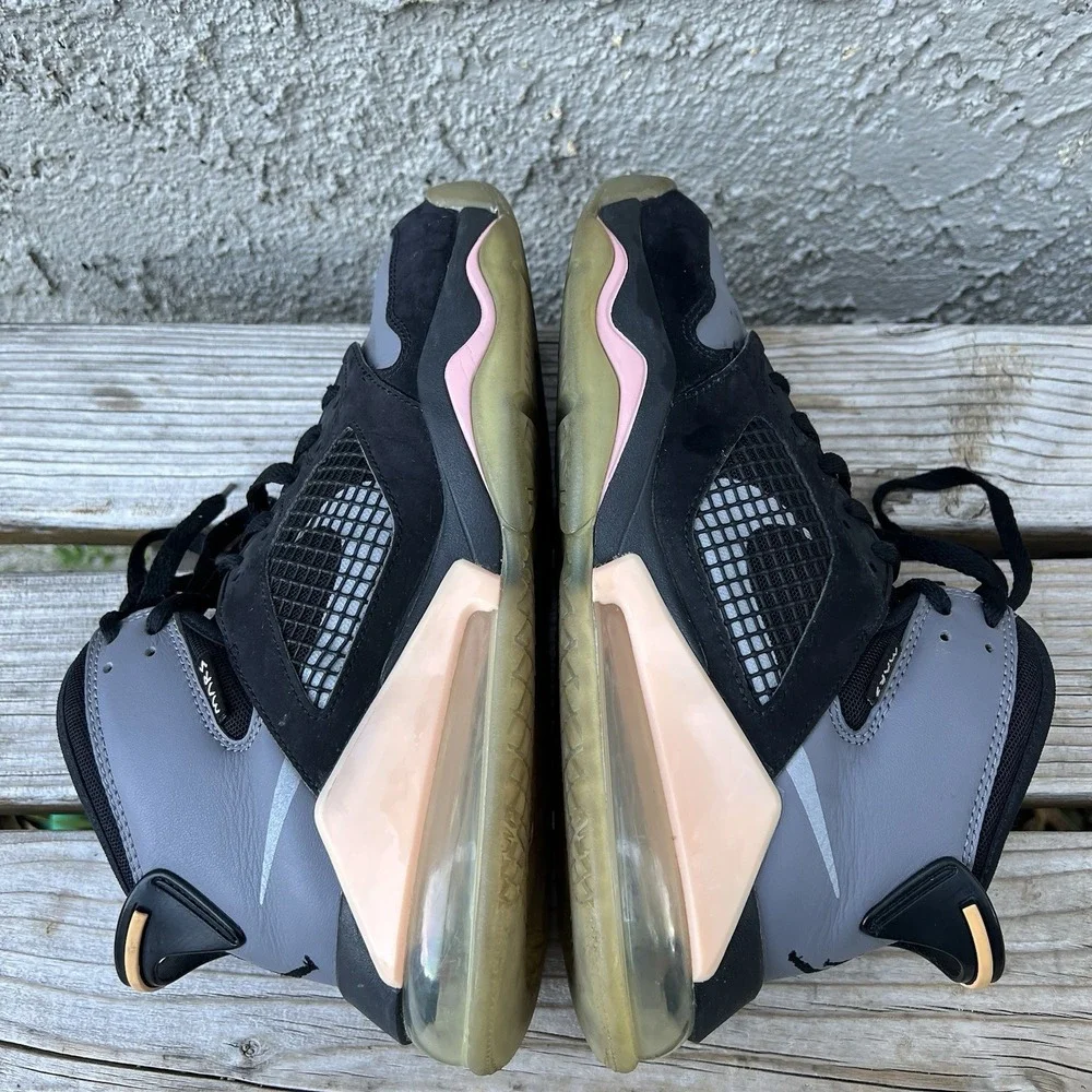 Jordan‎ Shoes Men Size 7.5 Mars 270 Black Gray Pink Sneakers Bubble